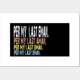 Per my last email Posters and Art